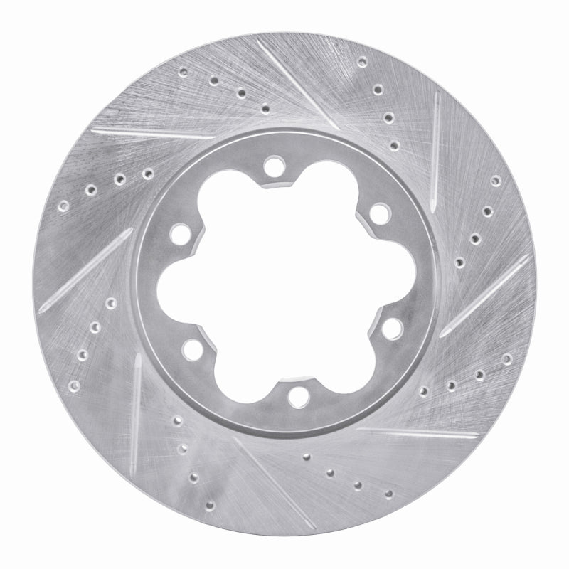 R1 Concepts R1 03-06 Renault Laguna (Mexico) Front Right Drilled & Slotted Silver Brake Rotor