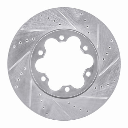 R1 Concepts R1 03-06 Renault Laguna (Mexico) Front Right Drilled & Slotted Silver Brake Rotor