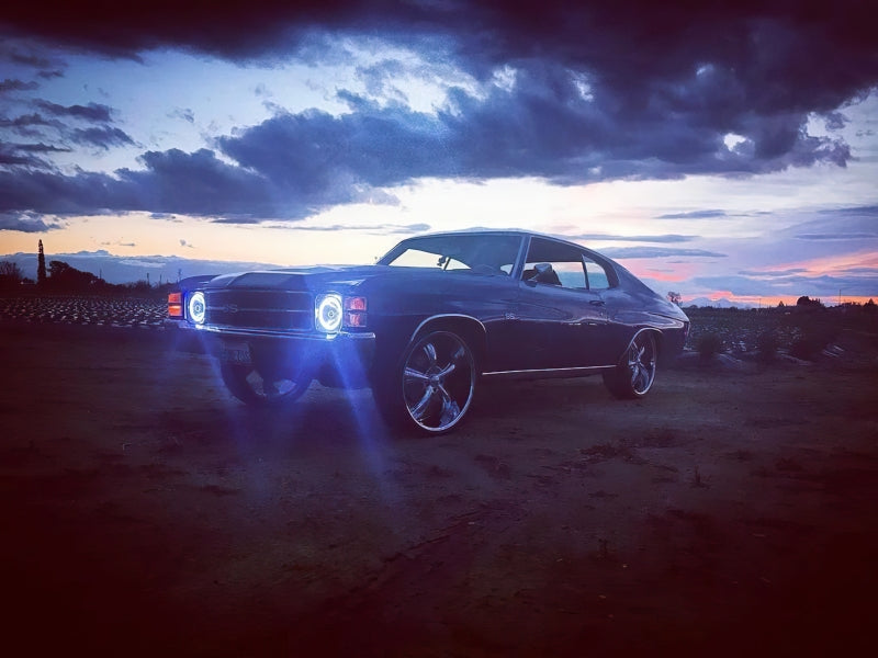 ORACLE Lighting Oracle Pre-Installed Lights 7 IN. Sealed Beam - ColorSHIFT Halo