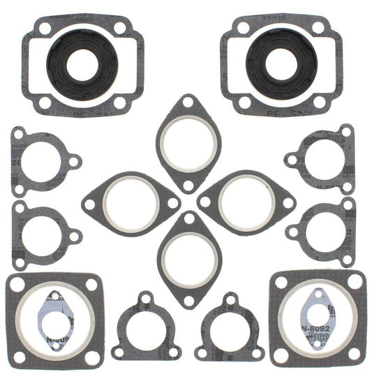 Vertex Pistons Vertex Gaskets 98-99 Arctic Cat Jag Deluxe Complete Gasket Kit w/ Oil Seals