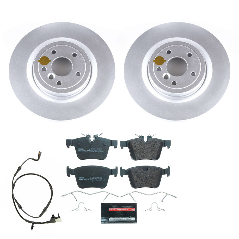 PowerStop Power Stop 17-20 Jaguar XE Rear Euro-Stop Brake Kit