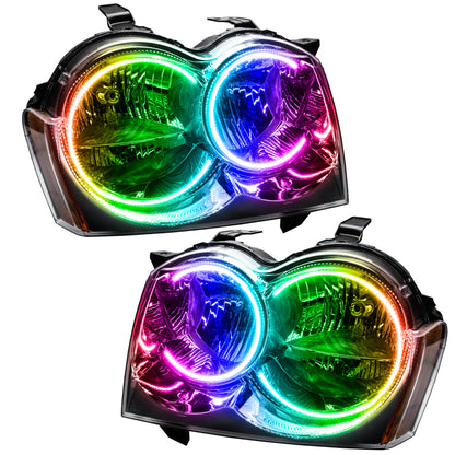 ORACLE Lighting Oracle 05-07 Jeep Grand Cherokee SMD HL (Non-HID) - ColorSHIFT w/o Controller