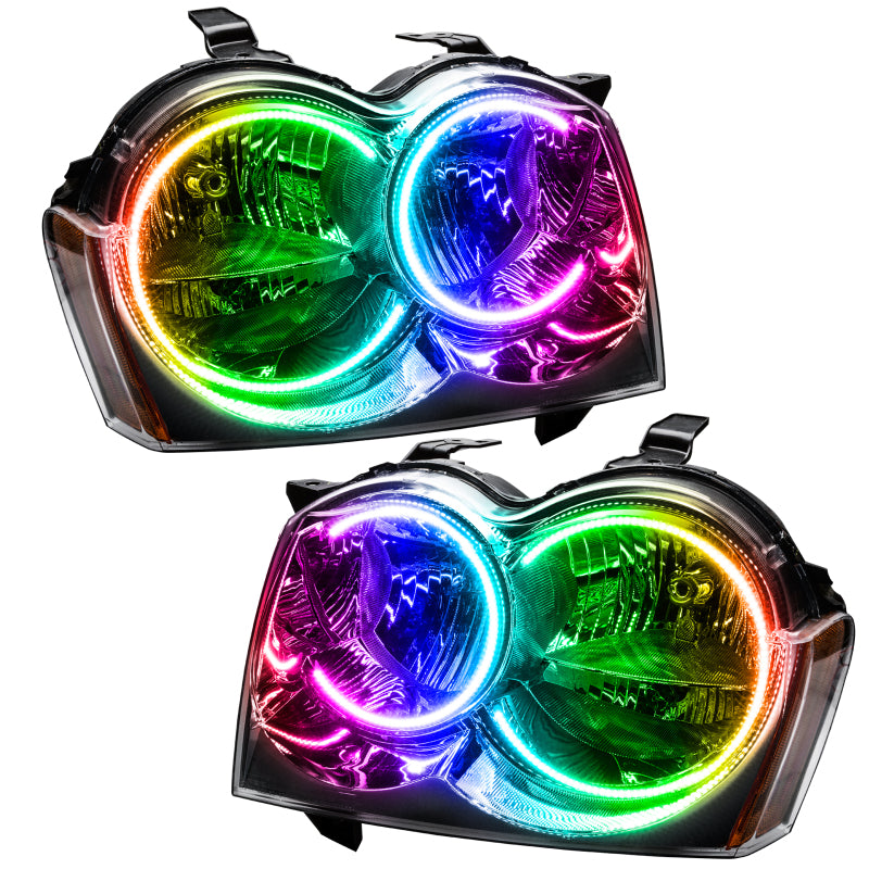 ORACLE Lighting Oracle 05-07 Jeep Grand Cherokee SMD HL (Non-HID) - ColorSHIFT w/ 2.0 Controller