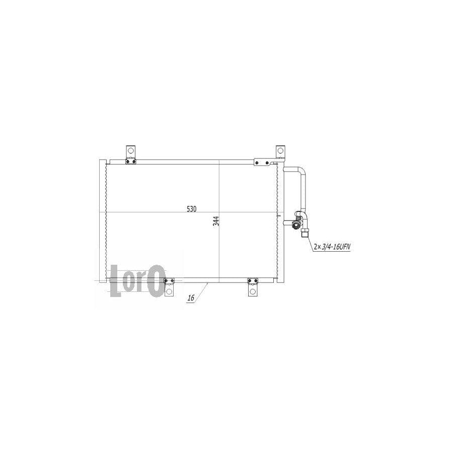 Abakus 0020160006 Air Conditioning Condenser
