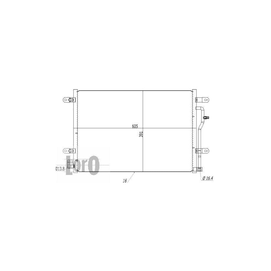 Abakus 0030160008 Air Conditioning Condenser