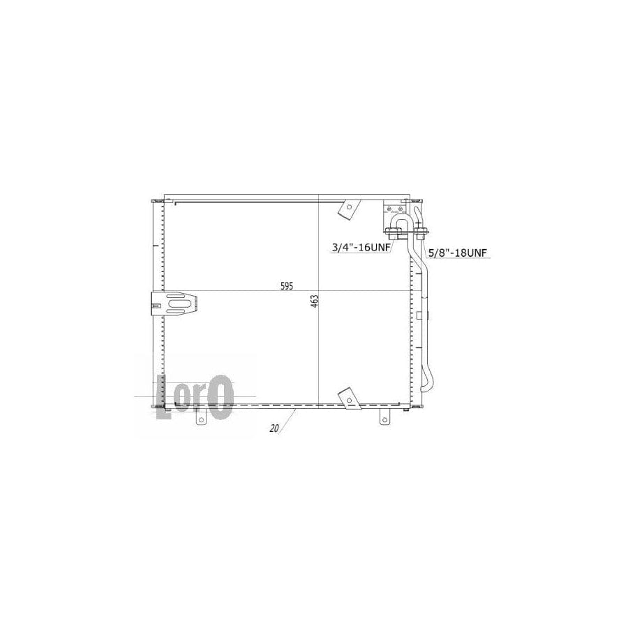 Abakus 0040160002 Air Conditioning Condenser