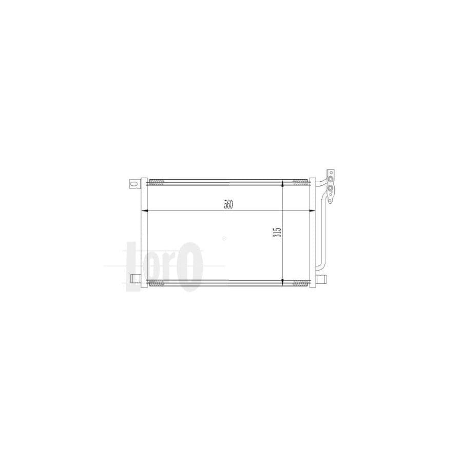 Abakus 0040160009 Air Conditioning Condenser