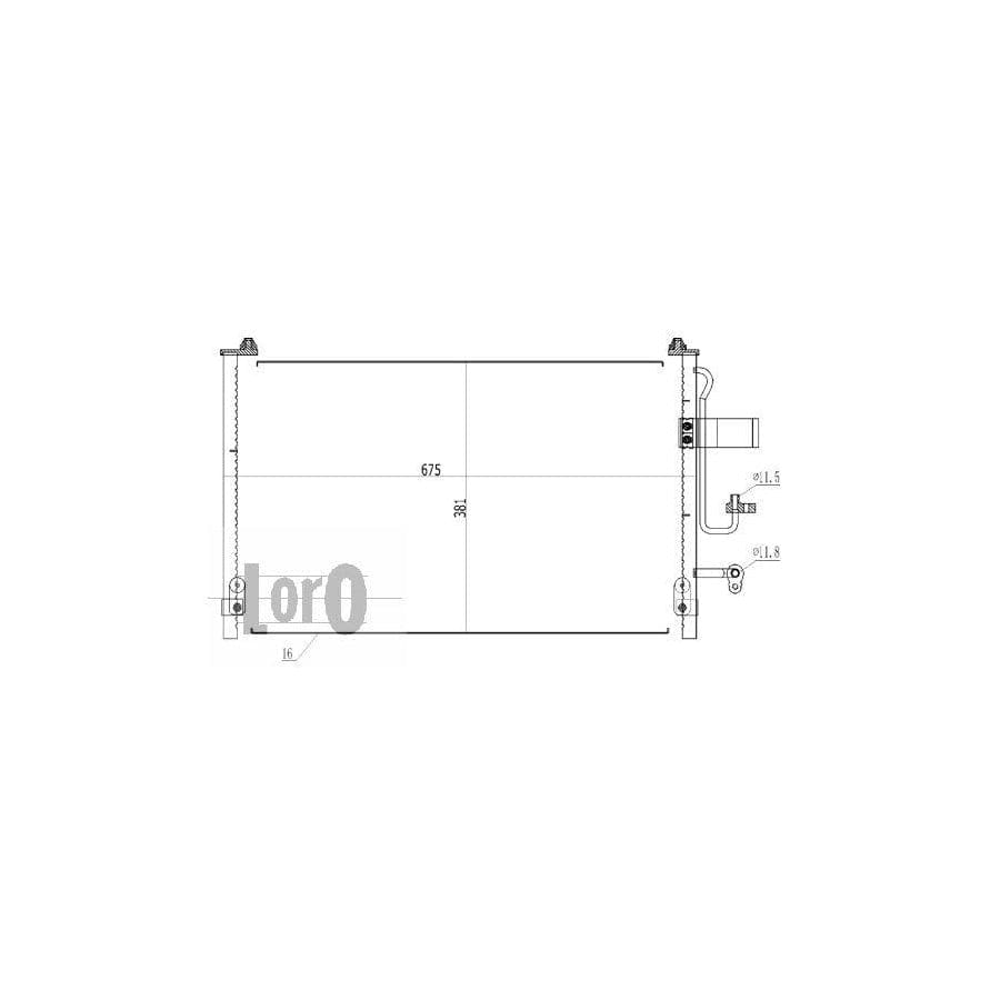 Abakus 0070160005 Air Conditioning Condenser
