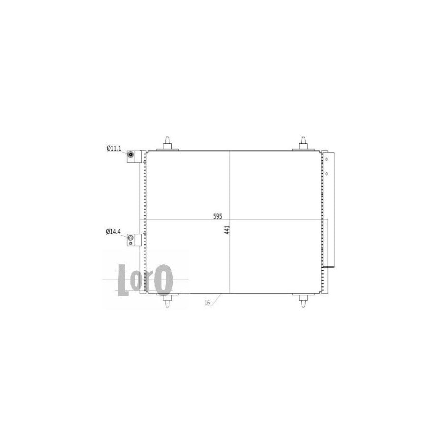 Abakus 0090160025 Air Conditioning Condenser