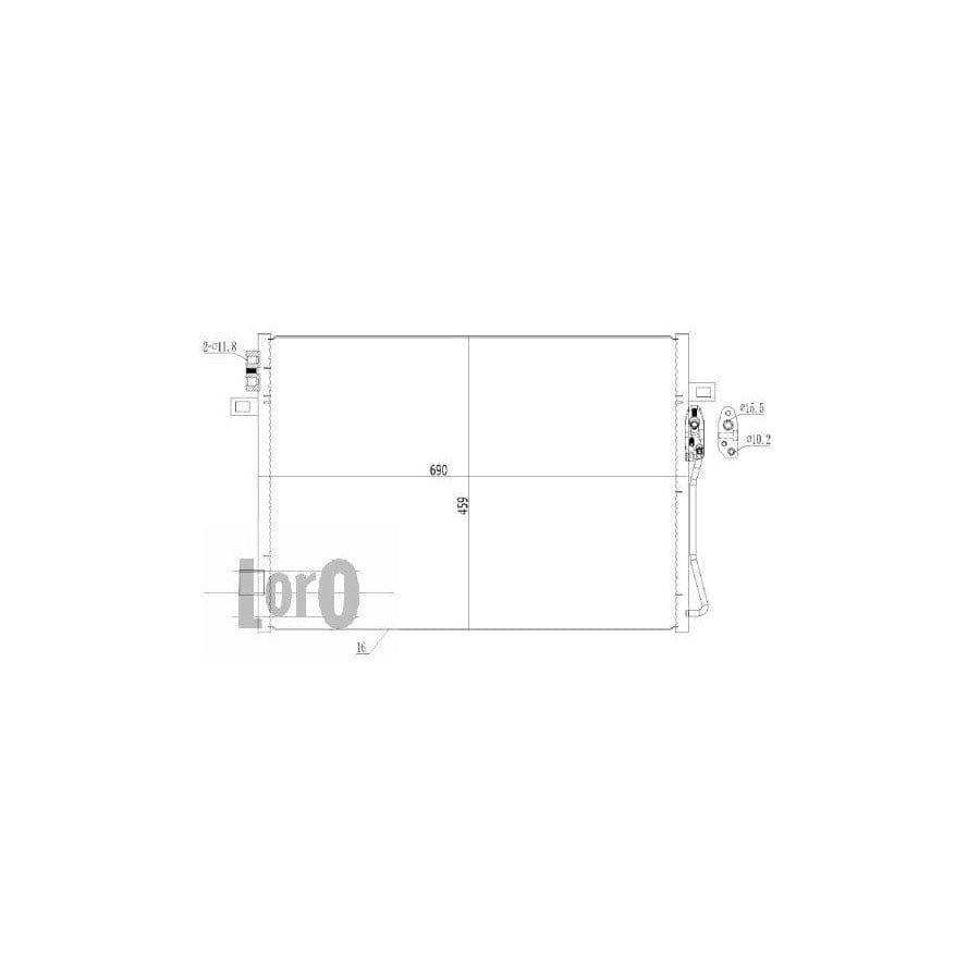 Abakus 0150160001 Air Conditioning Condenser