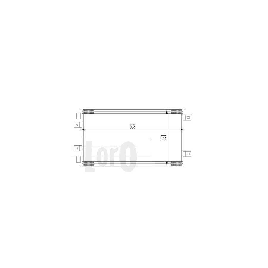 Abakus 0160160002 Air Conditioning Condenser for Fiat Punto II Hatchback (188)