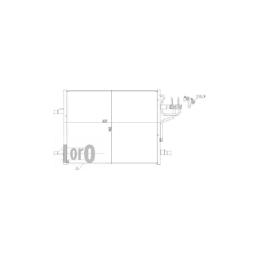 Abakus 0170160027 Air Conditioning Condenser for Ford Kuga Mk1 Off-Road