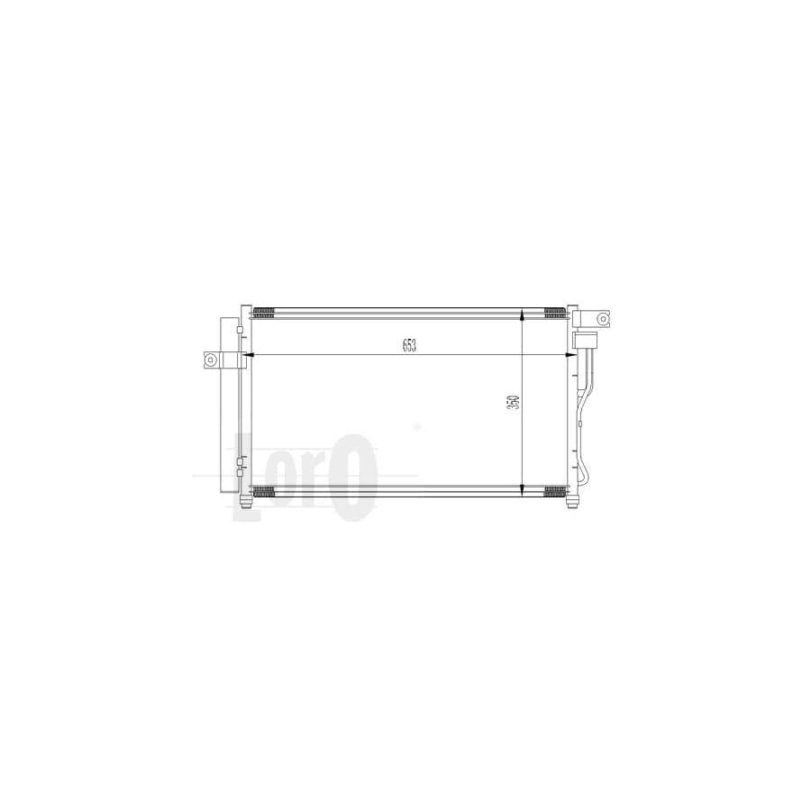 Abakus 0190160019 Air Conditioning Condenser for Hyundai Accent