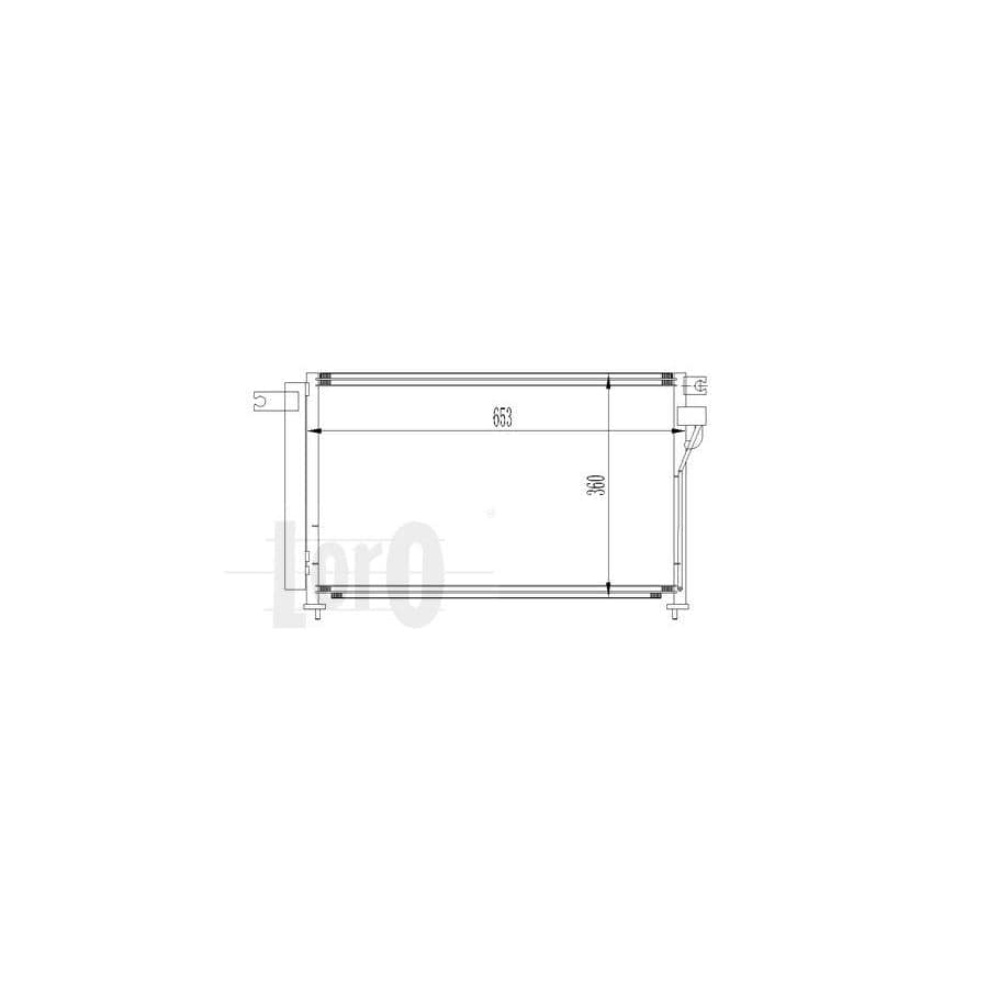 Abakus 0240160008 Air Conditioning Condenser