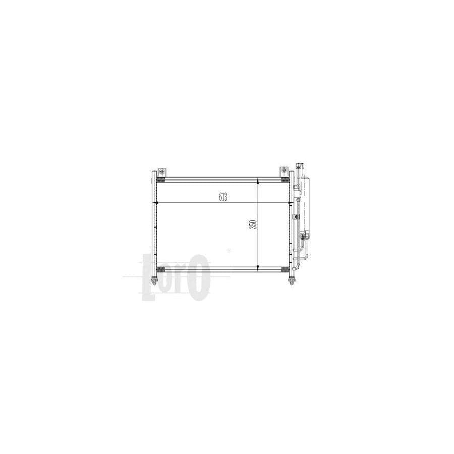 Abakus 0300160013 Air Conditioning Condenser for Mazda 2 Hatchback (De, Dh)