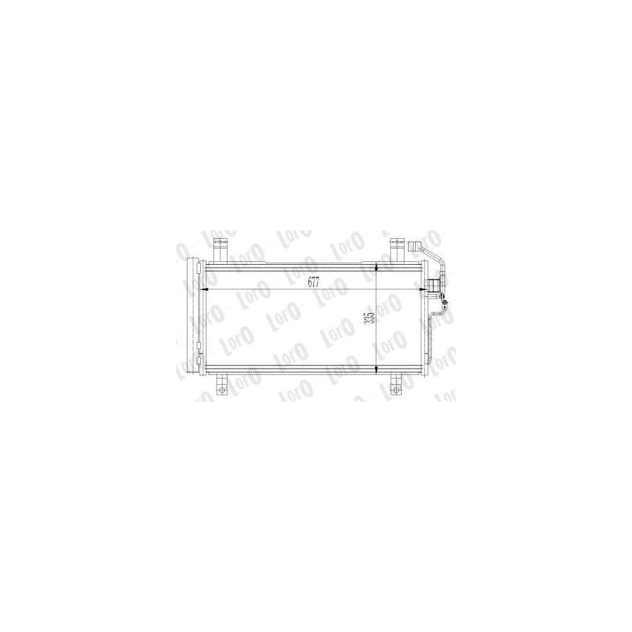 Abakus 0300160024 Air Conditioning Condenser