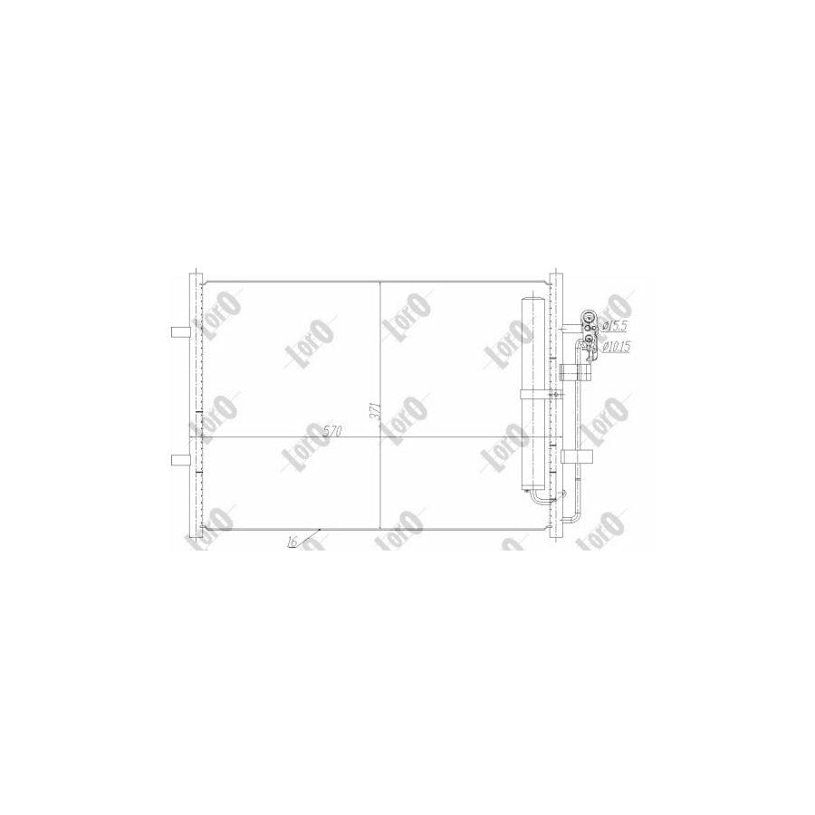Abakus 0300160027 Air Conditioning Condenser
