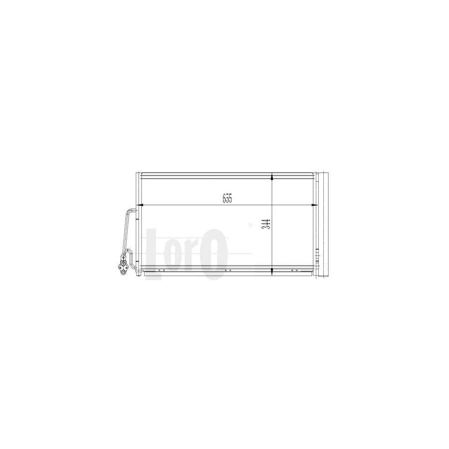 Abakus 0320160001 Air Conditioning Condenser