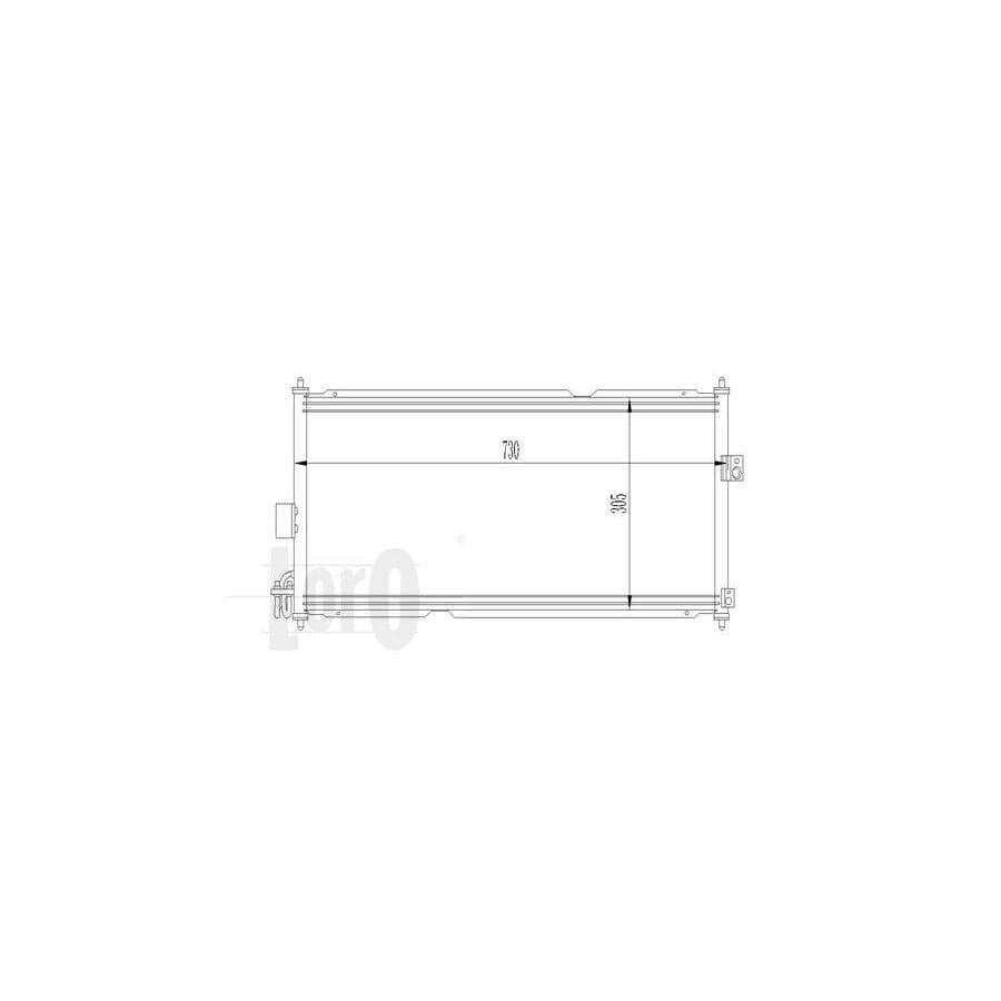 Abakus 0350160009 Air Conditioning Condenser