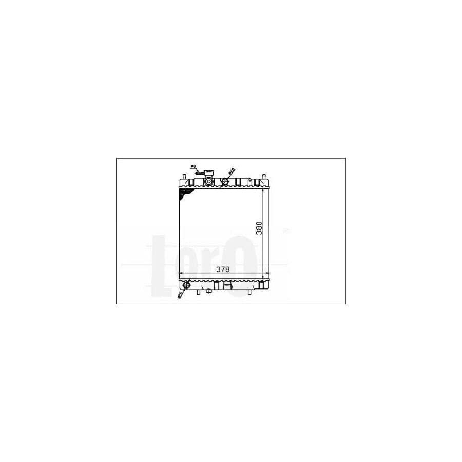 Abakus 0350170006 Engine Radiator for Nissan Micra II Hatchback (K11)