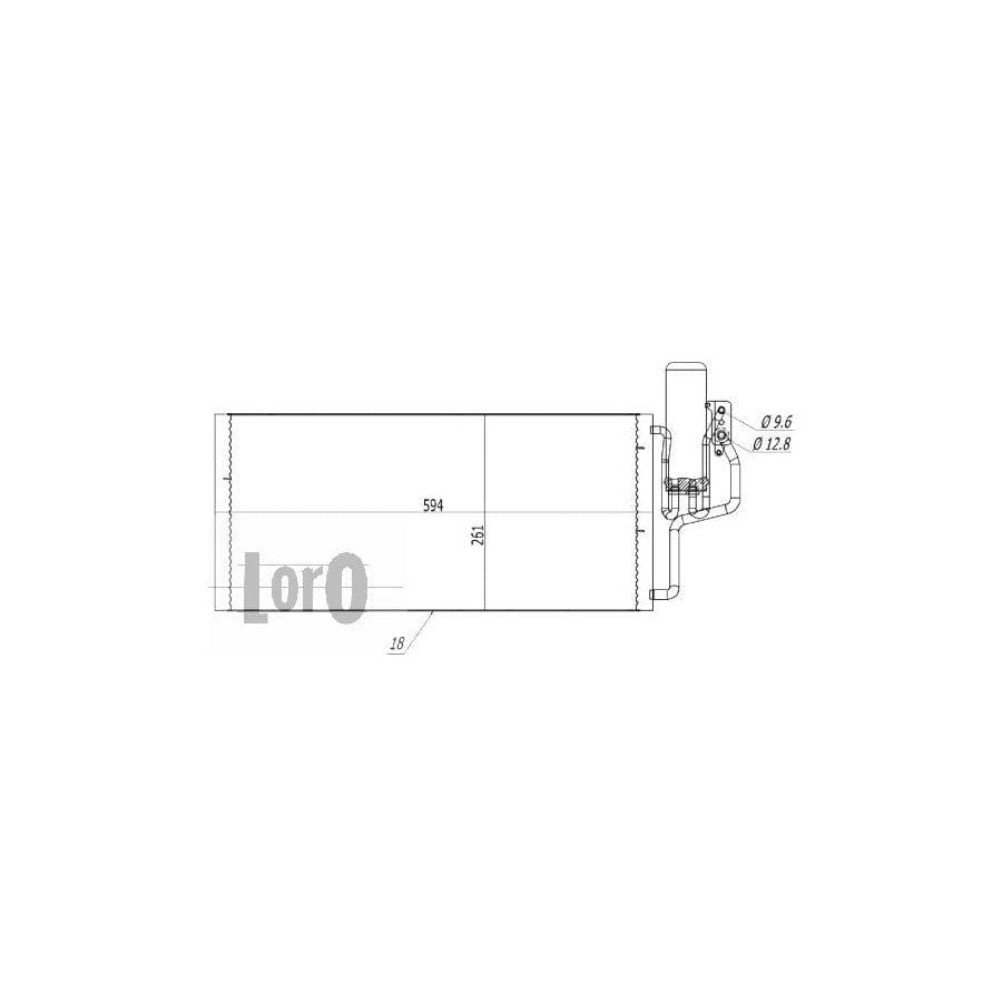 Abakus 0370160044 Air Conditioning Condenser