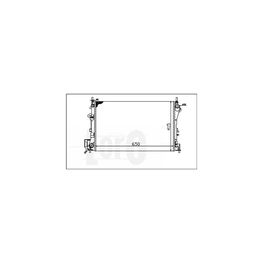 Abakus 0370170025 Engine Radiator