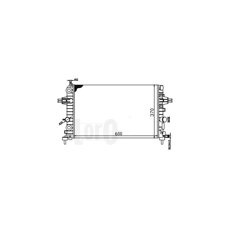Abakus 0370170029 Engine Radiator