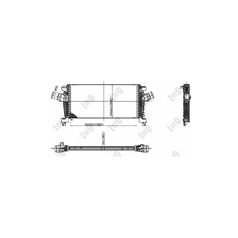 Abakus 0370180017 Intercooler