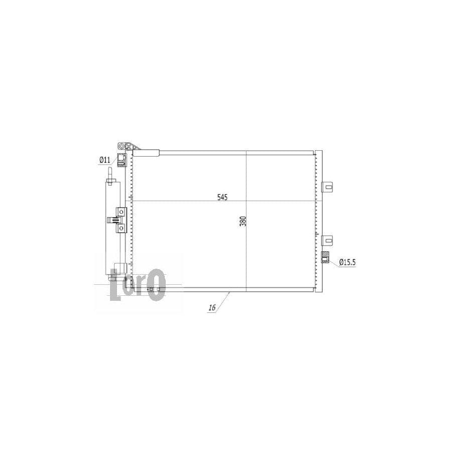 Abakus 0420160044 Air Conditioning Condenser