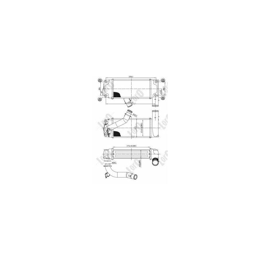 Abakus 0510180003 Intercooler