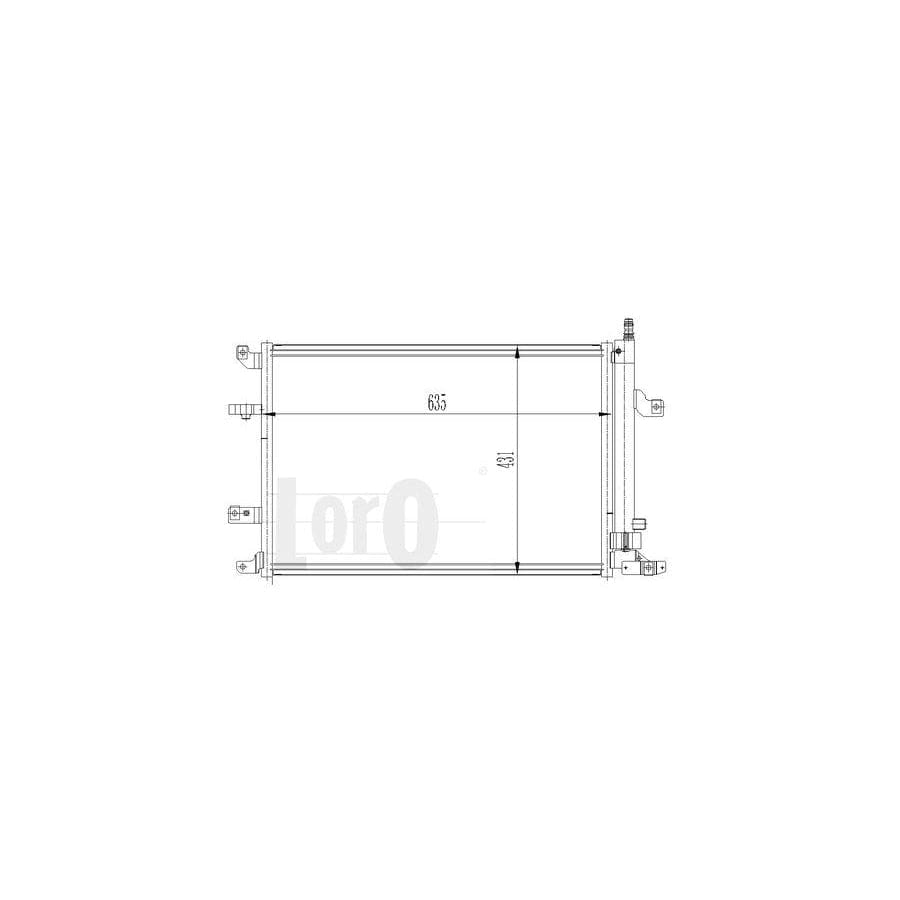 Abakus 0520160007 Air Conditioning Condenser
