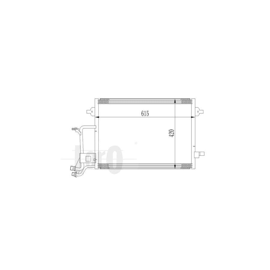 Abakus 0530160013 Air Conditioning Condenser