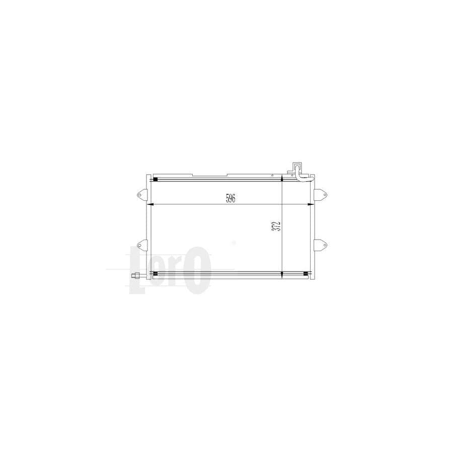 Abakus 0530160020 Air Conditioning Condenser for VW Golf IV Convertible (1E)