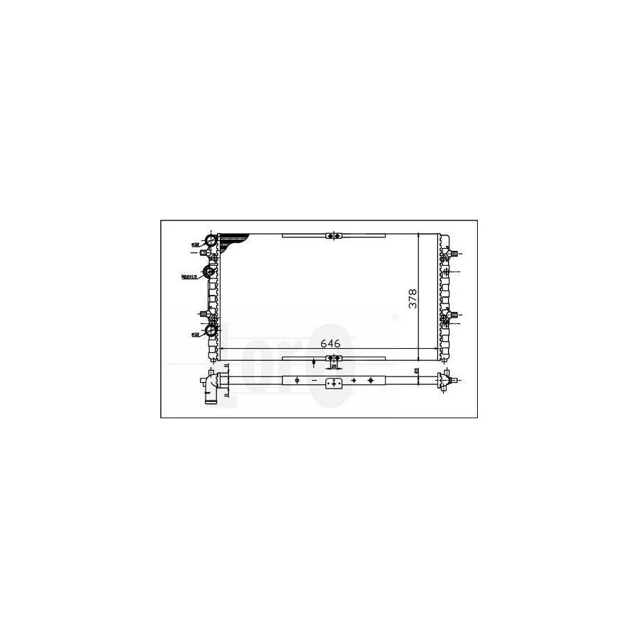Abakus 0530170001 Engine Radiator