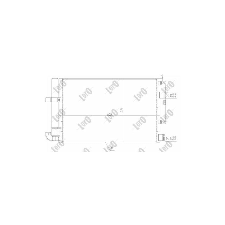 Abakus 0550160006 Air Conditioning Condenser