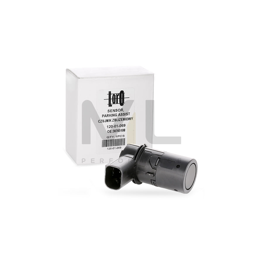 ABAKUS 120-01-069 Parking sensor Rear, Black, Ultrasonic Sensor