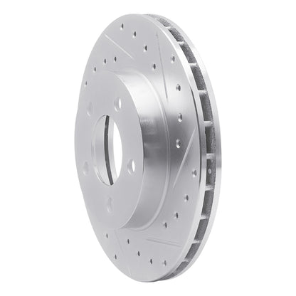 R1 Concepts R1 93-97 Chrysler CONCORDE Front Right Drilled & Slotted Silver Brake Rotor