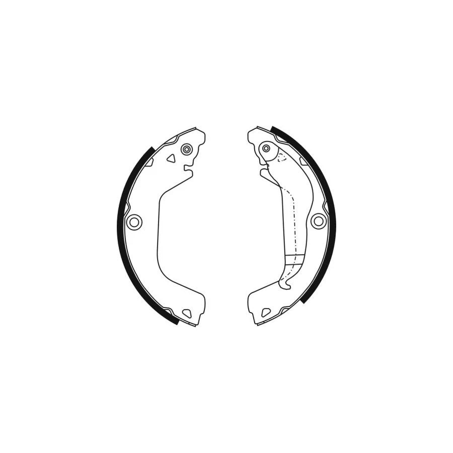 ABE C00013ABE Brake Shoe Set for Chevrolet Cruze Saloon (J300)