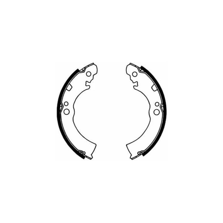ABE C01003ABE Brake Shoe Set for Nissan Micra I Hatchback (K10)