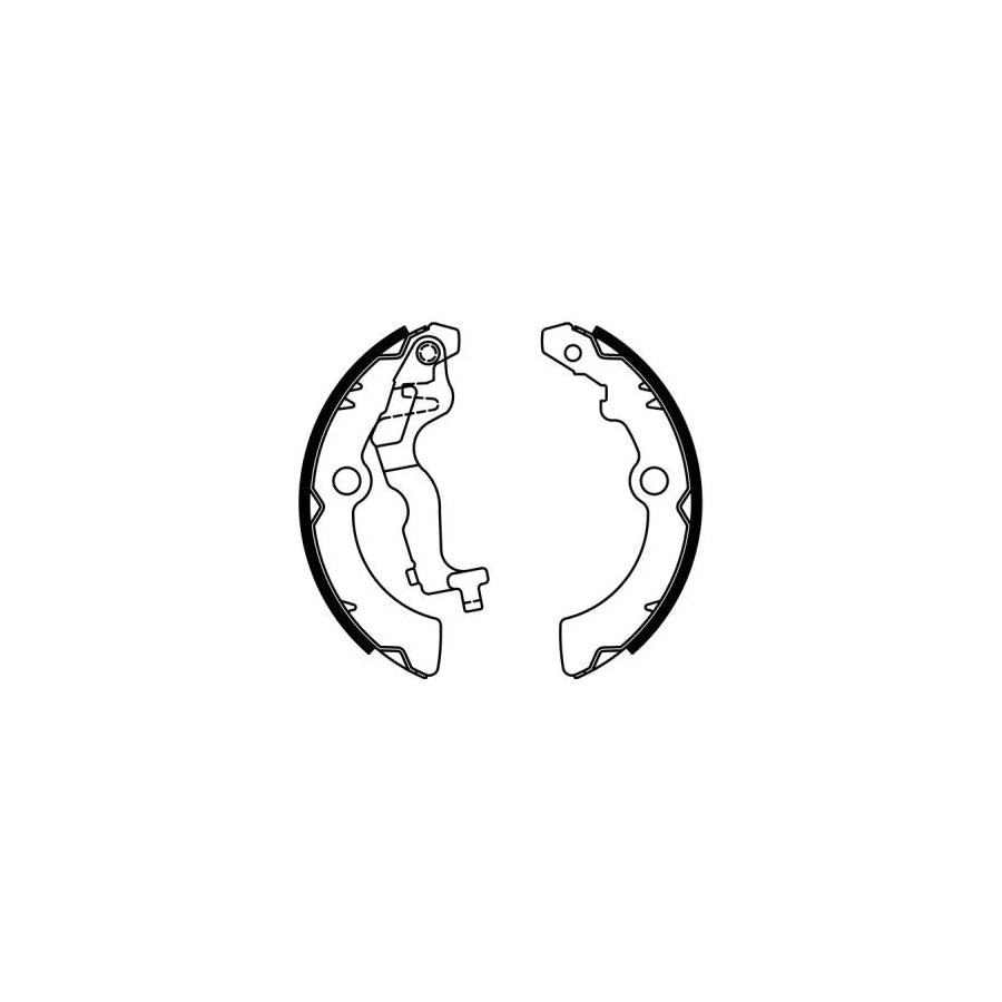 ABE C01061ABE Brake Shoe Set