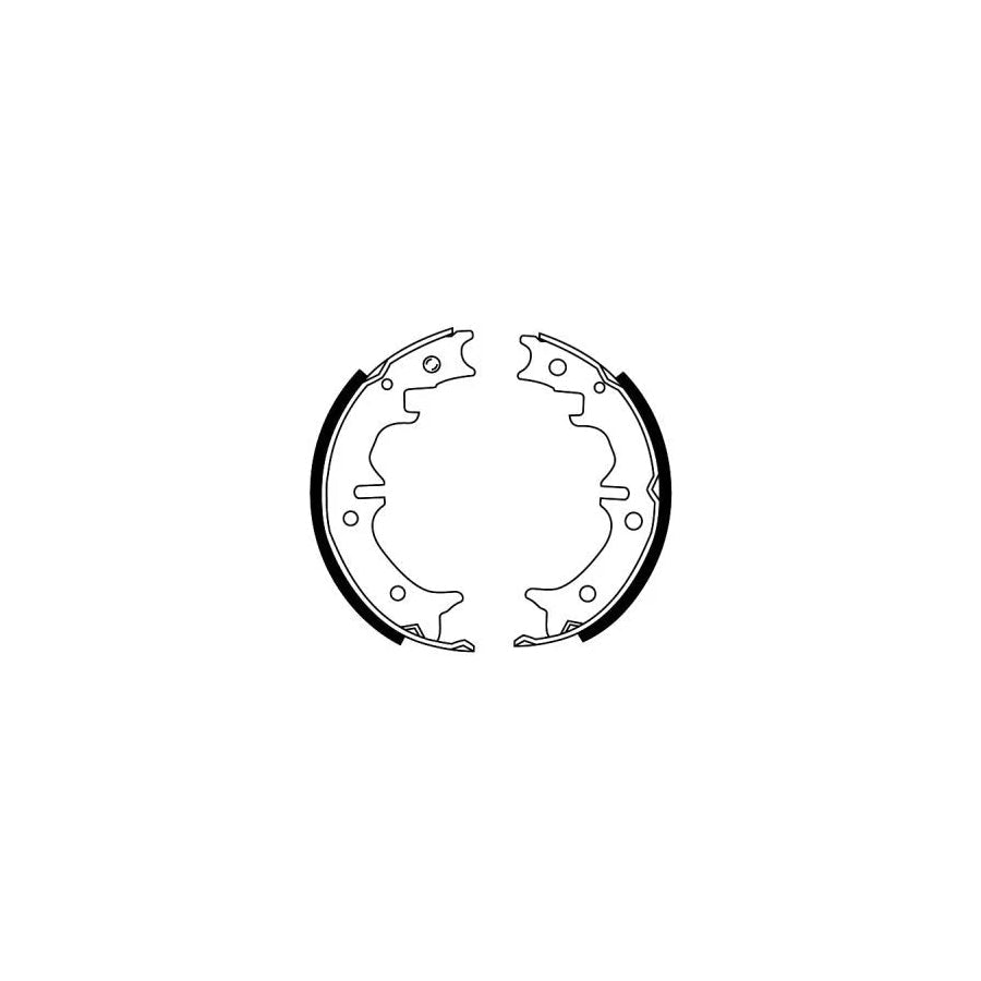 ABE C02081ABE Handbrake Shoes