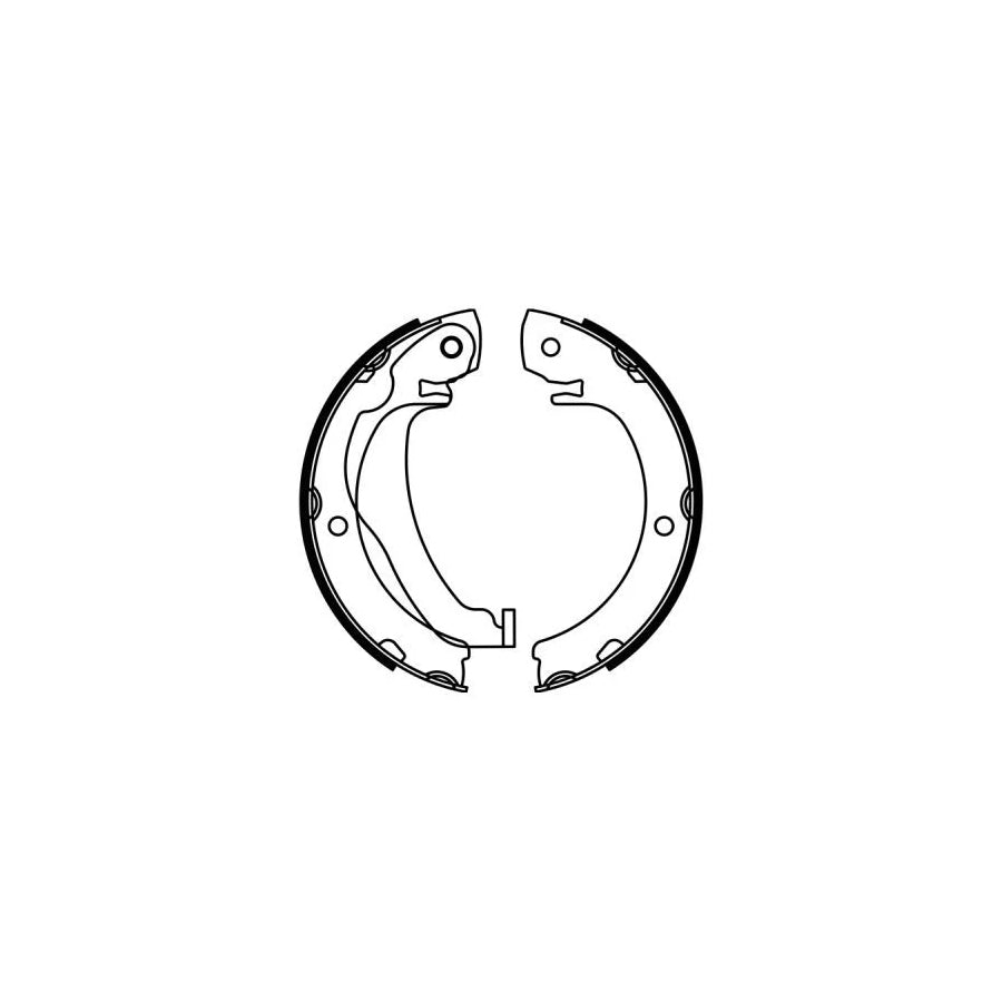 ABE C02089ABE Handbrake Shoes for Toyota Verso (Ar20)
