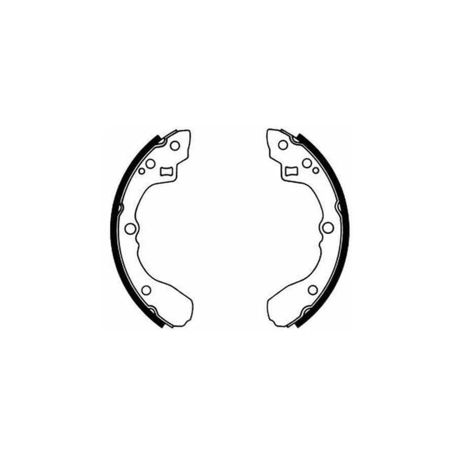 ABE C03005ABE Brake Shoe Set for Mazda 626