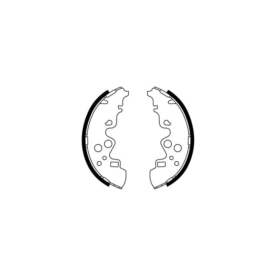 ABE C03051ABE Brake Shoe Set for Mazda E-Series Van (Sr2)