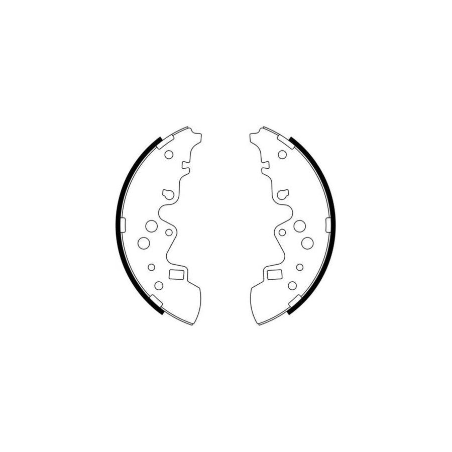 ABE C03052ABE Brake Shoe Set for Mazda E-Series Van (Sr2)