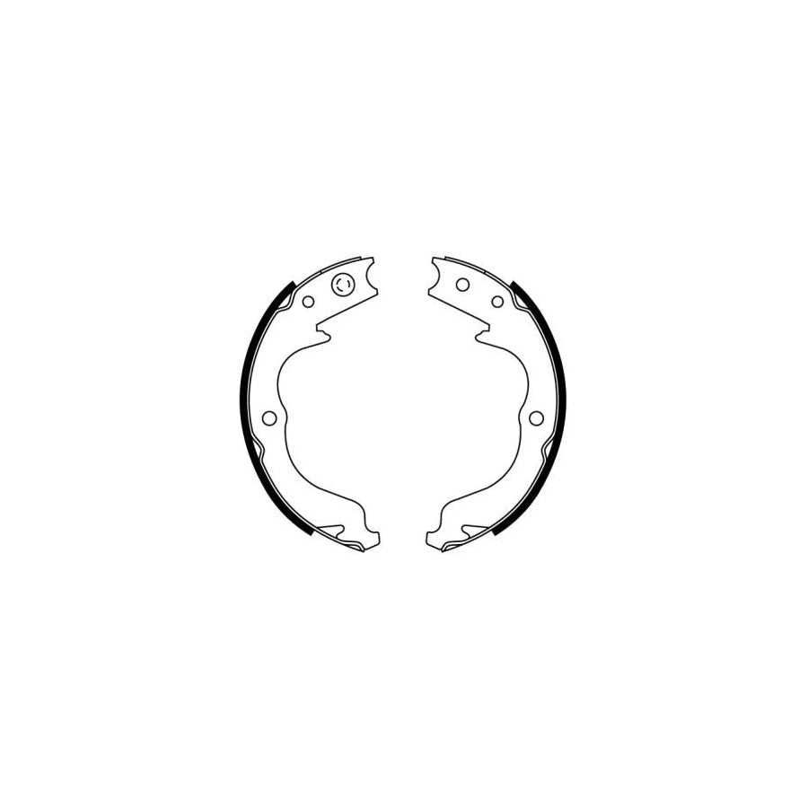ABE C07013ABE Handbrake Shoes