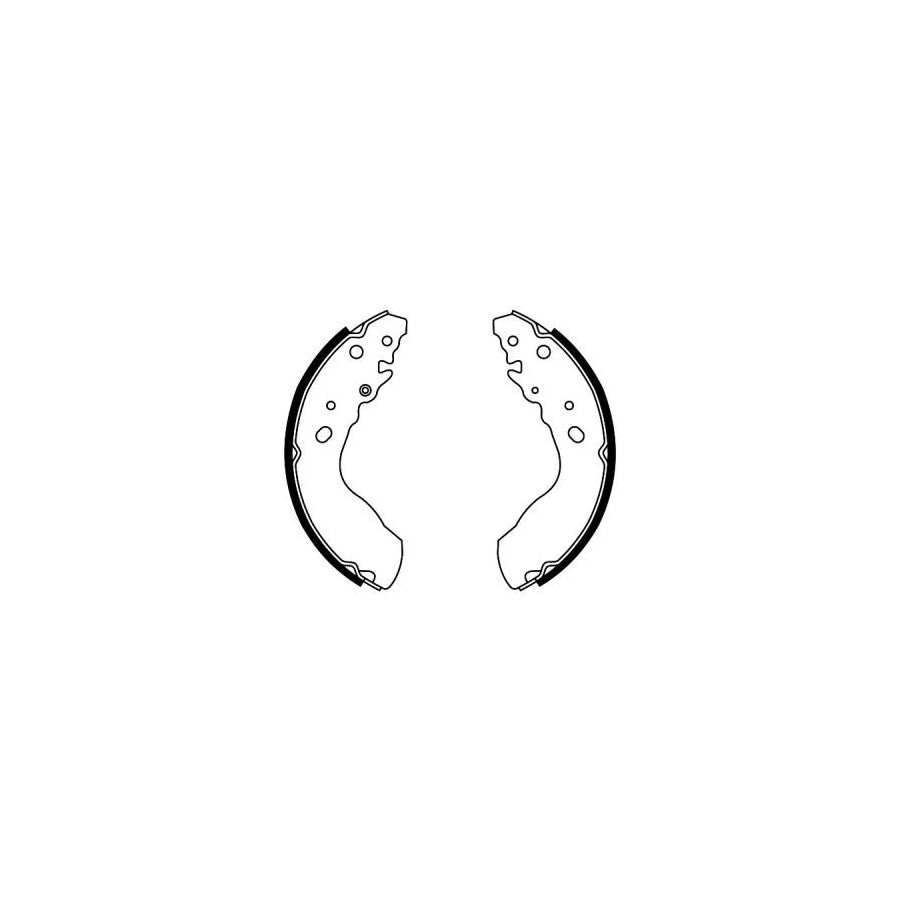ABE C08019ABE Brake Shoe Set for Suzuki Vitara
