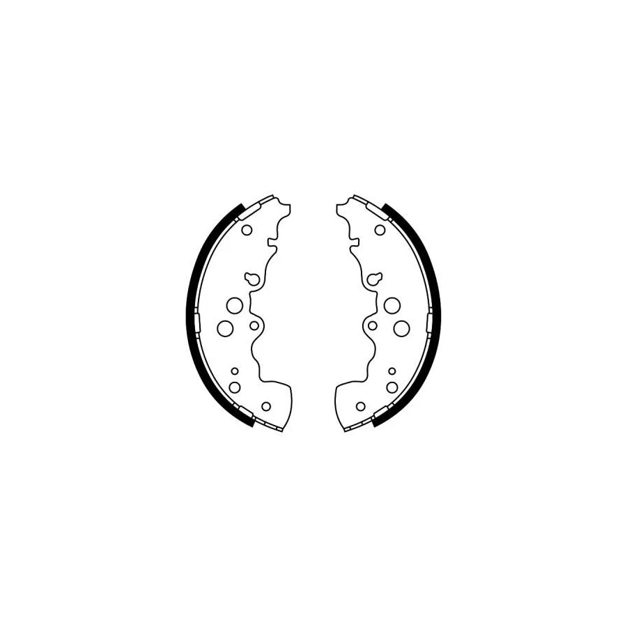 ABE C08023ABE Brake Shoe Set for Suzuki Grand Vitara I Off-Road (Ft, Ht)