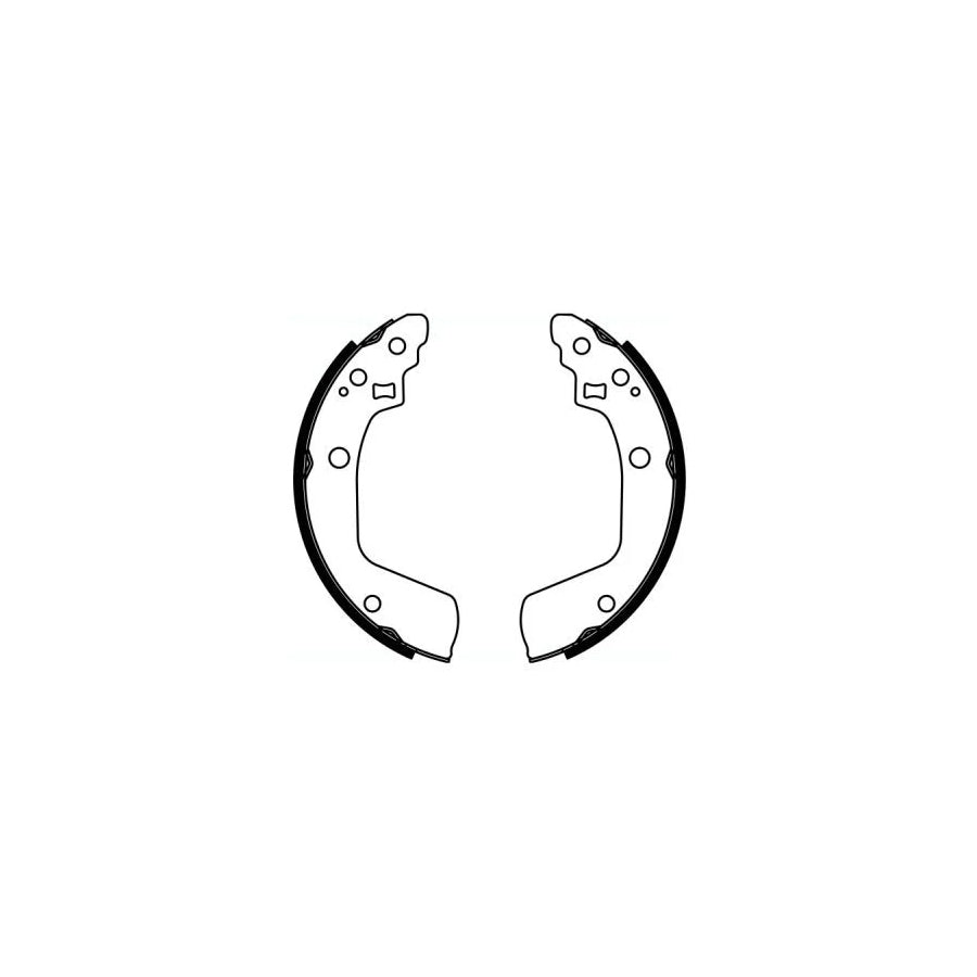 ABE C08029ABE Brake Shoe Set for Suzuki Swift III Hatchback (Mz, Ez)