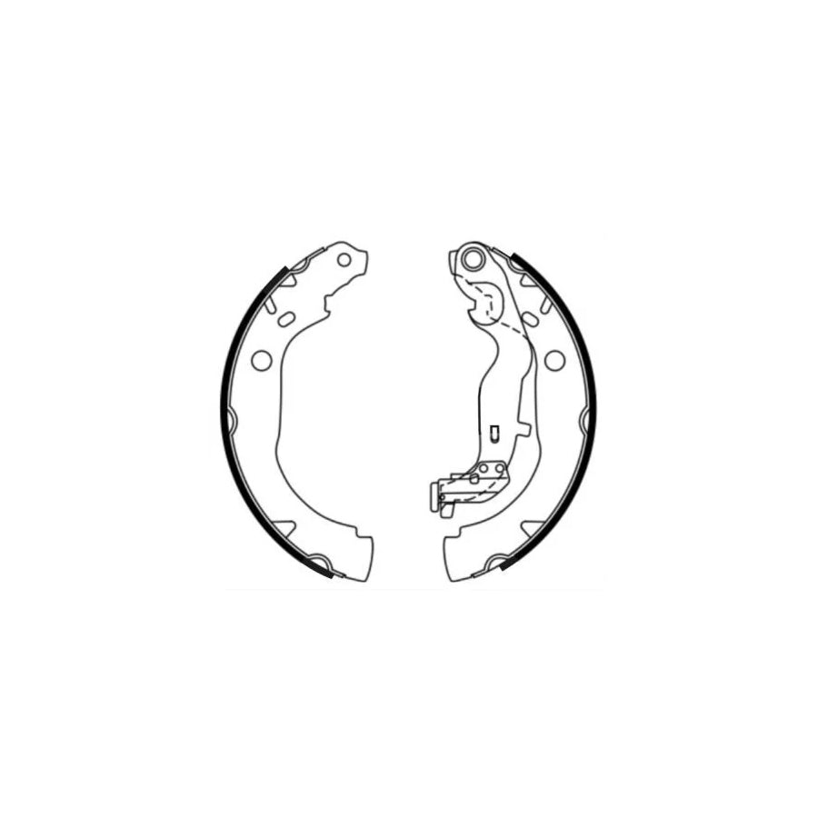 ABE C0R033ABE Brake Shoe Set